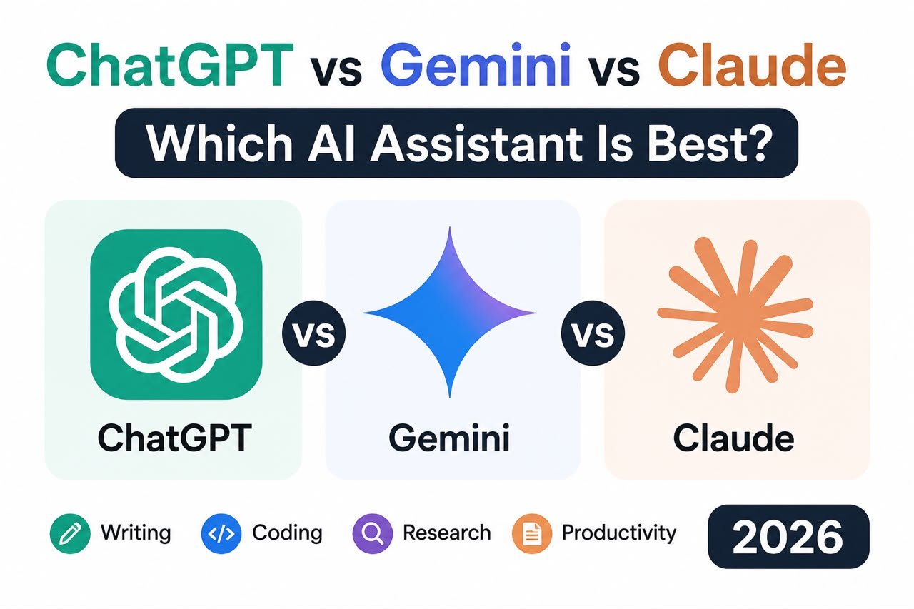 ChatGPT vs Gemini vs Claude comparison in 2026